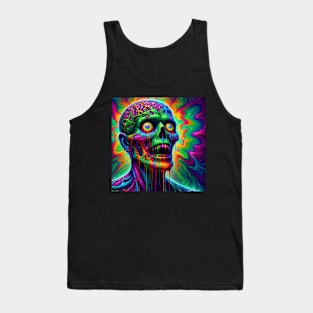 psychedelic zombie Tank Top